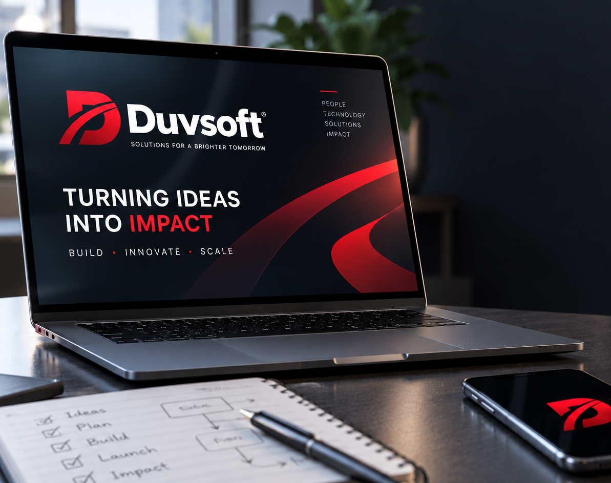 Duvsoft Brand Identity Board